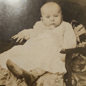 2 Vintage Baby Photographs